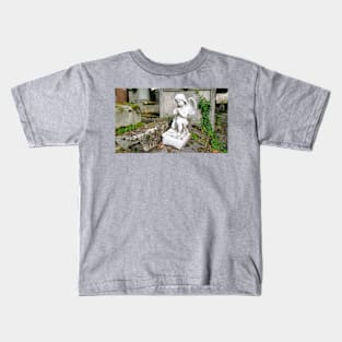 Paris Pere LaChaise Angel Kids T-Shirt